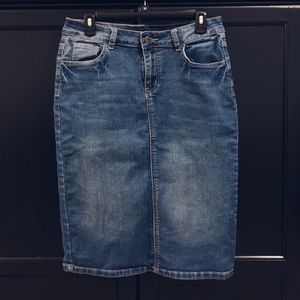 Denim Jean Skirt